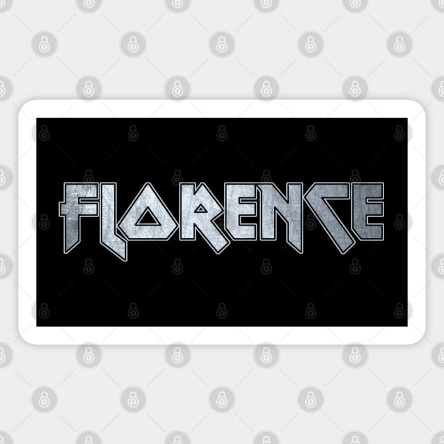 Heavy metal Florence Magnet by KubikoBakhar